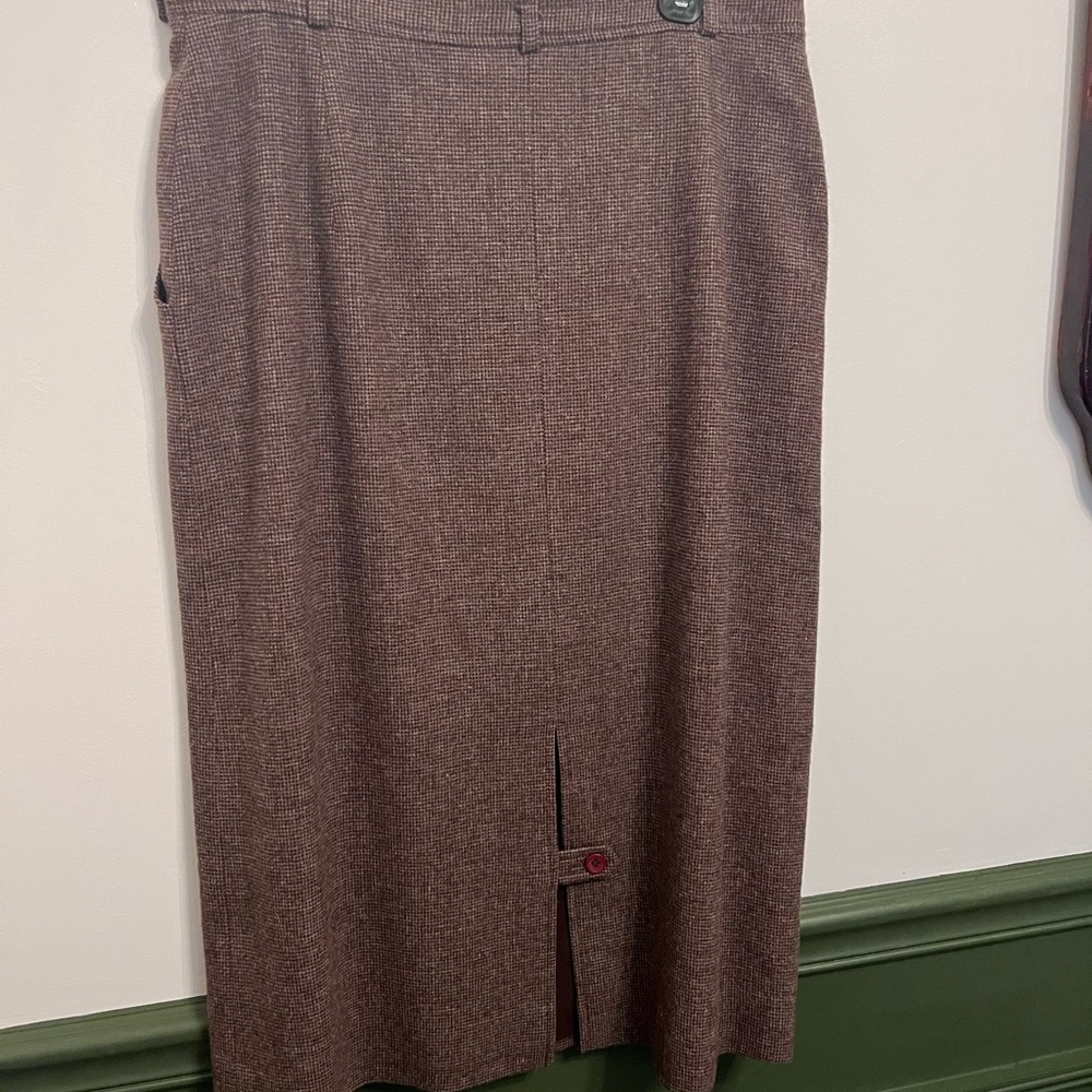 Pendleton Classic Brown Pencil Skirt *Never Worn*